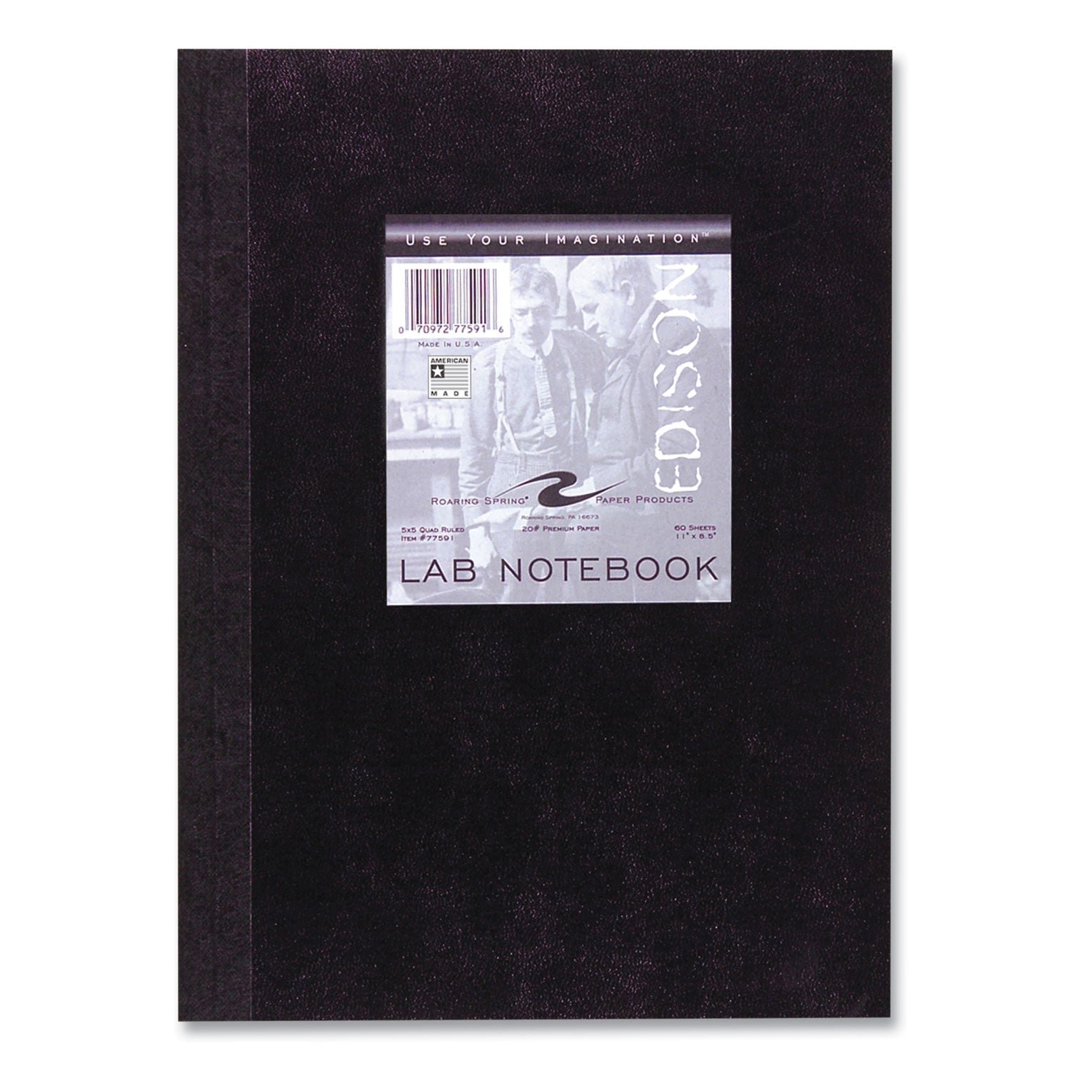 60 Sheets - 120 Pages - Printed - Sewn/Tapebound - Both Side Ruling Surface - 20 lb Basis Weight - 75 g/m² Grammage - 11" x 8 1/2" Sheet Size - 0.33" Height x 8.5" Width x 11" Length - White Paper - Laminated Cover - 24 / Carton