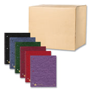Roaring Spring College Ruled One Subject Spiral Notebook, 100 Sheets, 200 Pages, 11" x 9", Spiral Bound, 3-Hole Punched, Assorted Covers, 1 Carton