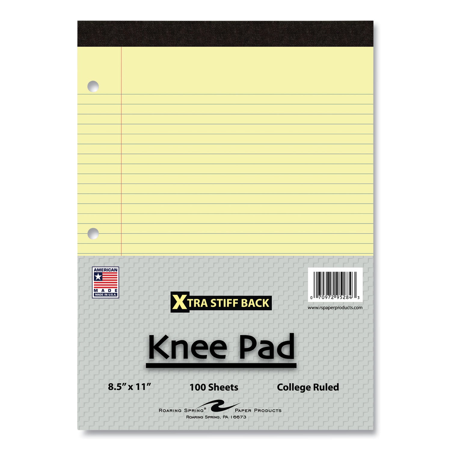 Roaring Spring Xtra Stiff Back Knee Pad Writing Pad