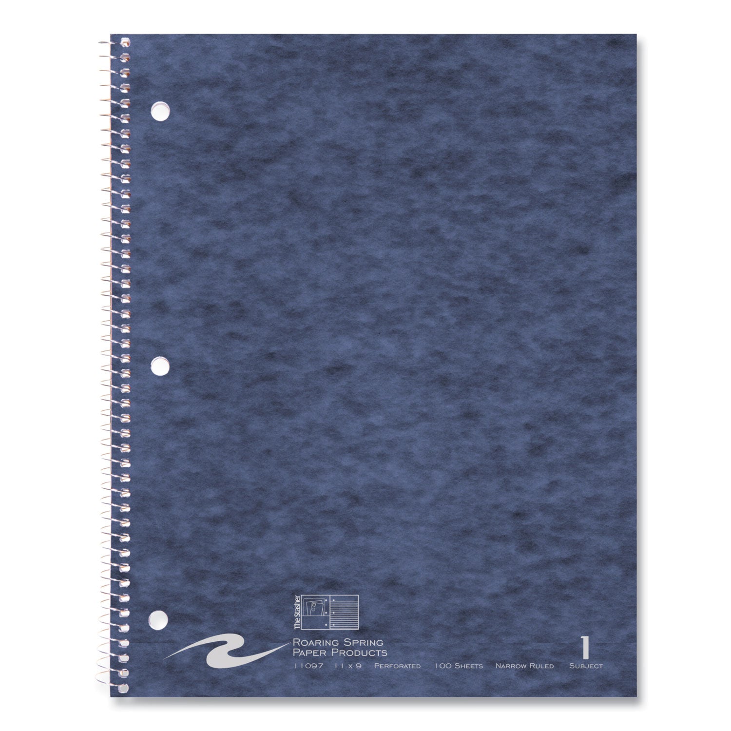 100 Sheets - 200 Pages - Printed - Spiral Bound - Both Side Ruling Surface - Red Margin - 3 Hole(s) - 15 lb Basis Weight - 56 g/m² Grammage - 11" x 9" Sheet Size - 0.33" Height x 9" Width x 11" Length - White Paper - 1 Carton