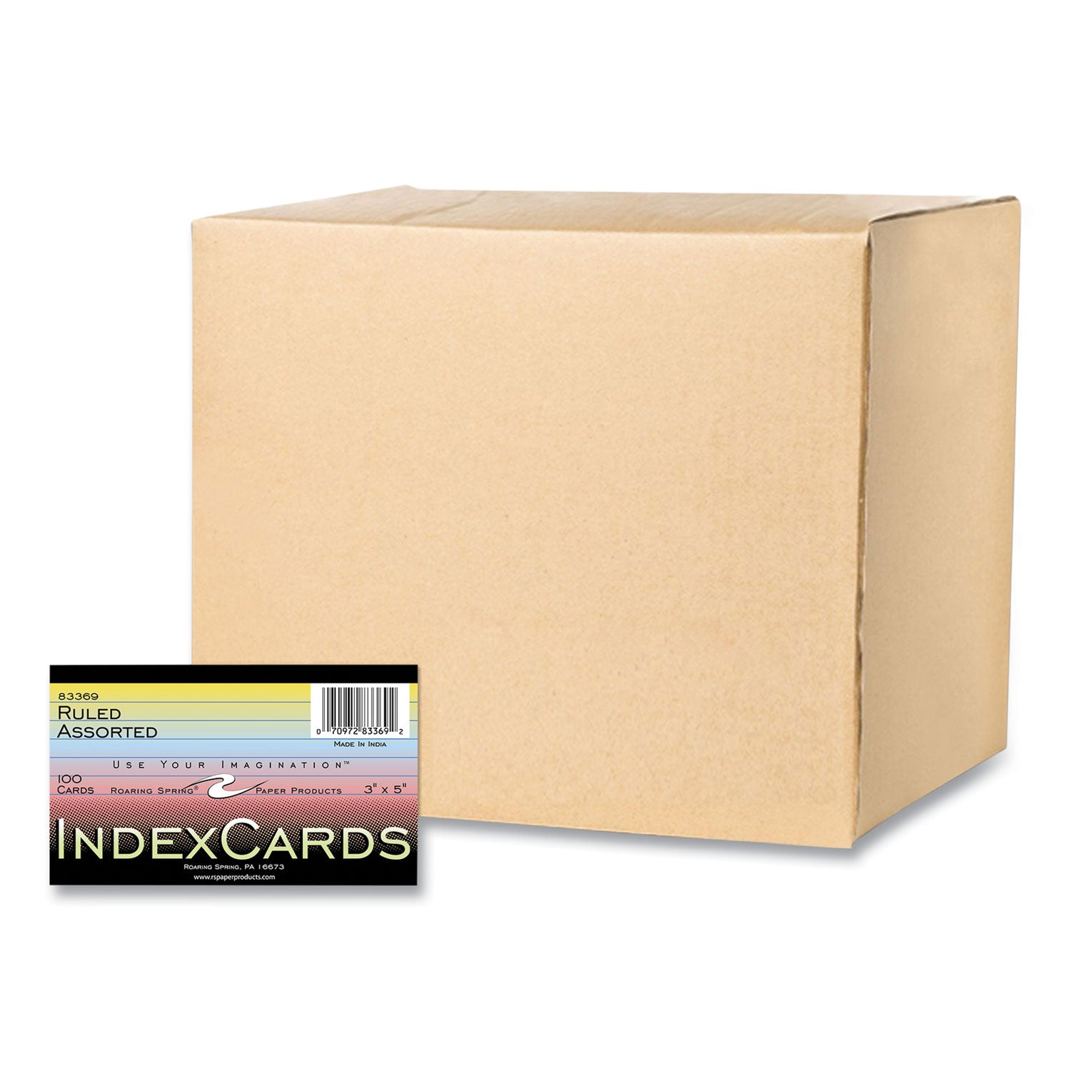 100 Sheets - 200 Pages - Printed - Both Side Ruling Surface - 43 lb Basis Weight - 160 g/m² Grammage - 5" x 3" Sheet Size - 0.75" Height x 5" Width x 3" Length - Blue, Pink, Green, Canary Paper - 100/Pack - 1 Carton