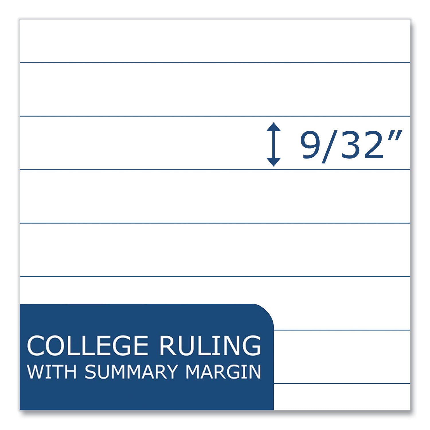 Roaring Spring WB Notebook 11" x 9" Law Ruled