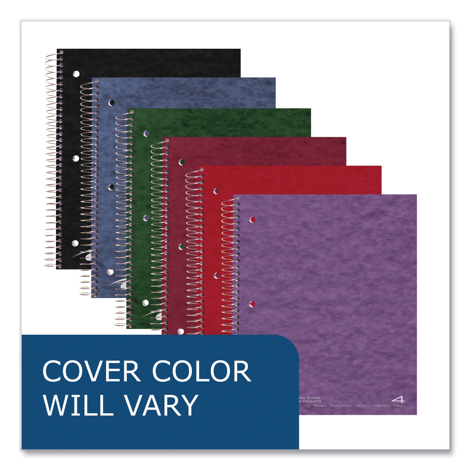 200 Sheets - 400 Pages - Printed - Spiral Bound - Both Side Ruling Surface - Red Margin - 3 Hole(s) - 15 lb Basis Weight - 56 g/m² Grammage - 11" x 9" Sheet Size - 0.75" Height x 9" Width x 11" Length - White Paper - 1 Carton