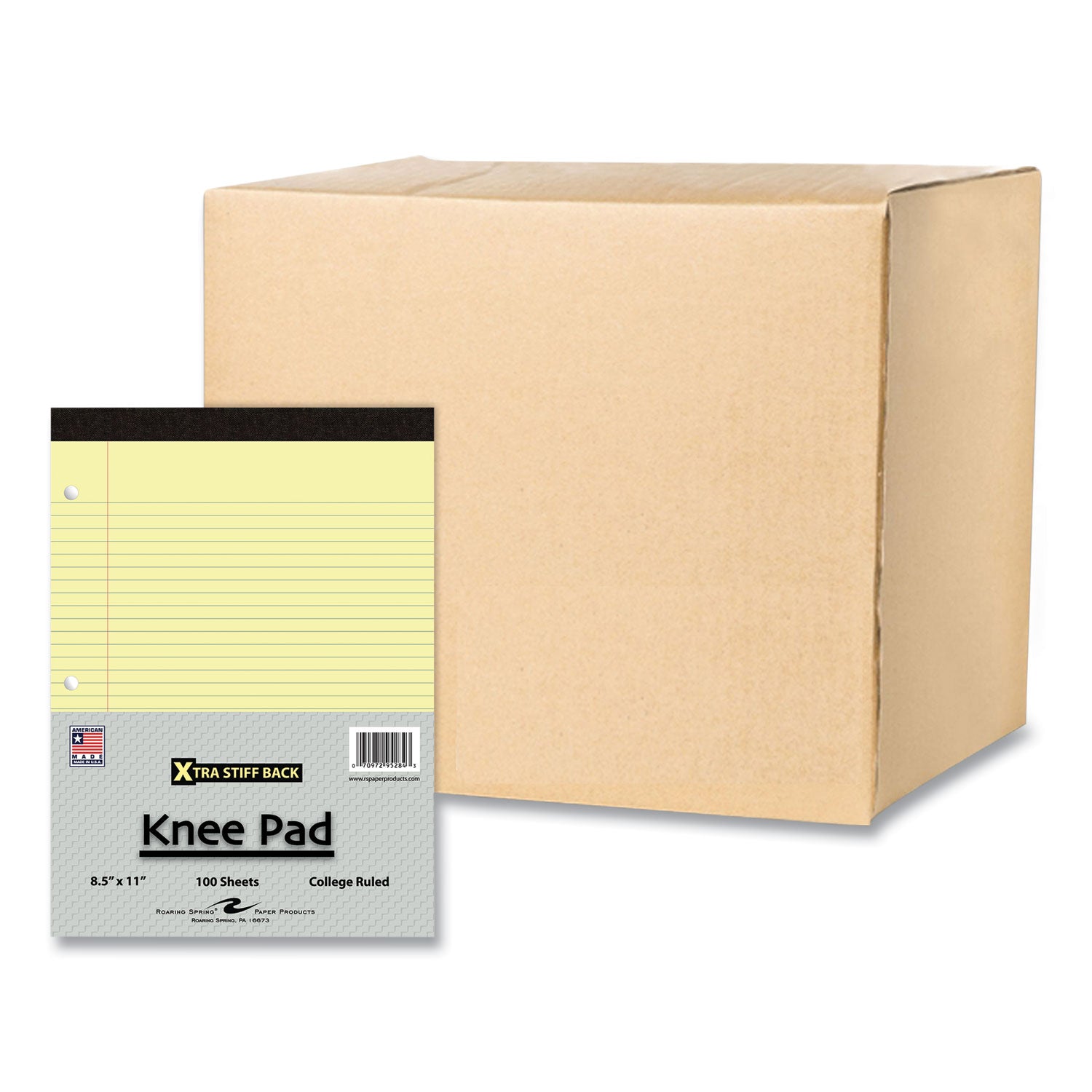 Roaring Spring Xtra Stiff Back Knee Pad Writing Pad