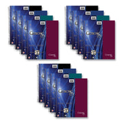 150 Sheets - 300 Pages - Printed - Spiral Bound - Both Side Ruling Surface - Red Margin - 3 Hole(s) - 15 lb Basis Weight - 56 g/m² Grammage - 11" x 9" Sheet Size - 0.50" Height x 9" Width x 11" Length - White Paper - Black Binding - 12 / Carton