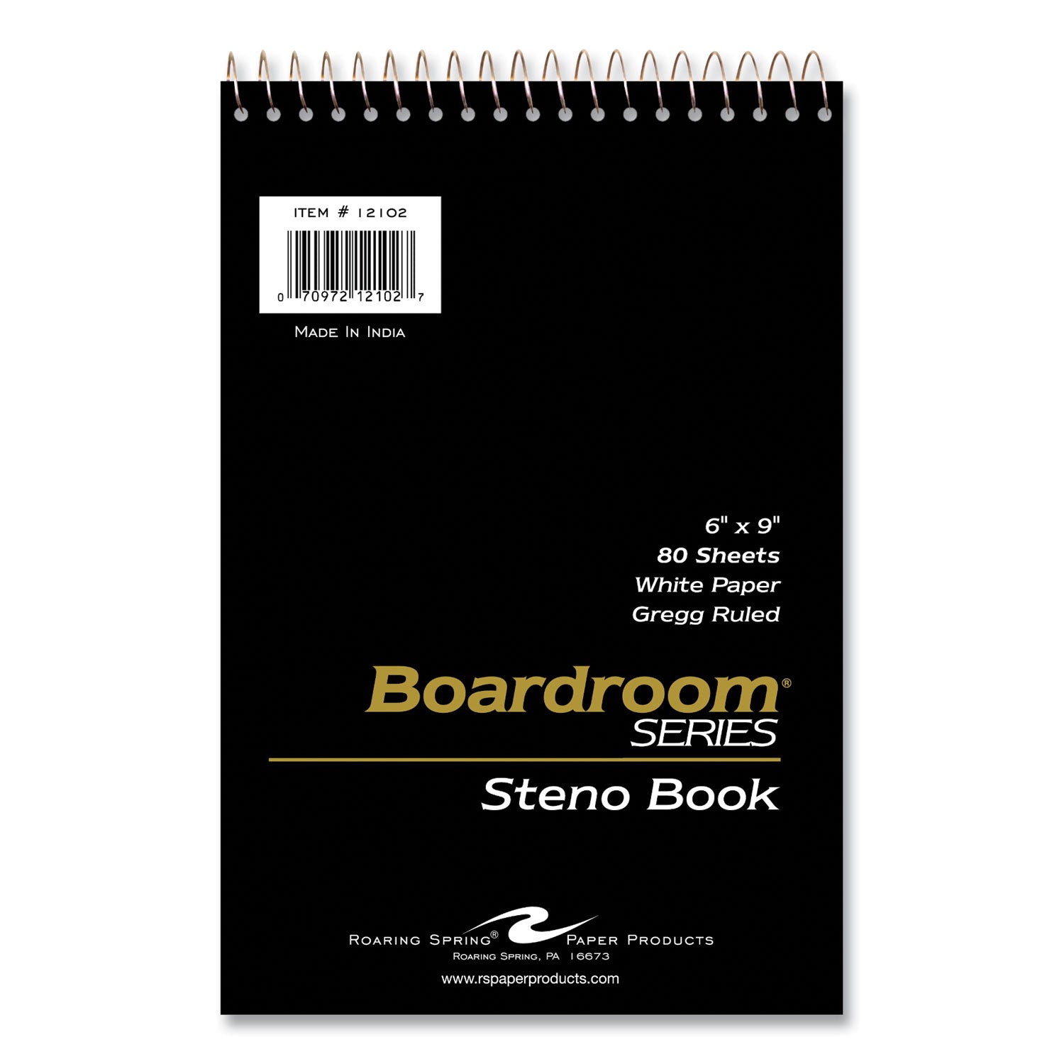 80 Sheets - 160 Pages - Printed - Spiral Bound - Both Side Ruling Surface - Red Margin - 15 lb Basis Weight - 56 g/m² Grammage - 9" x 6" Sheet Size - 0.30" Height x 6" Width x 9" Length - White Paper - 1 Carton