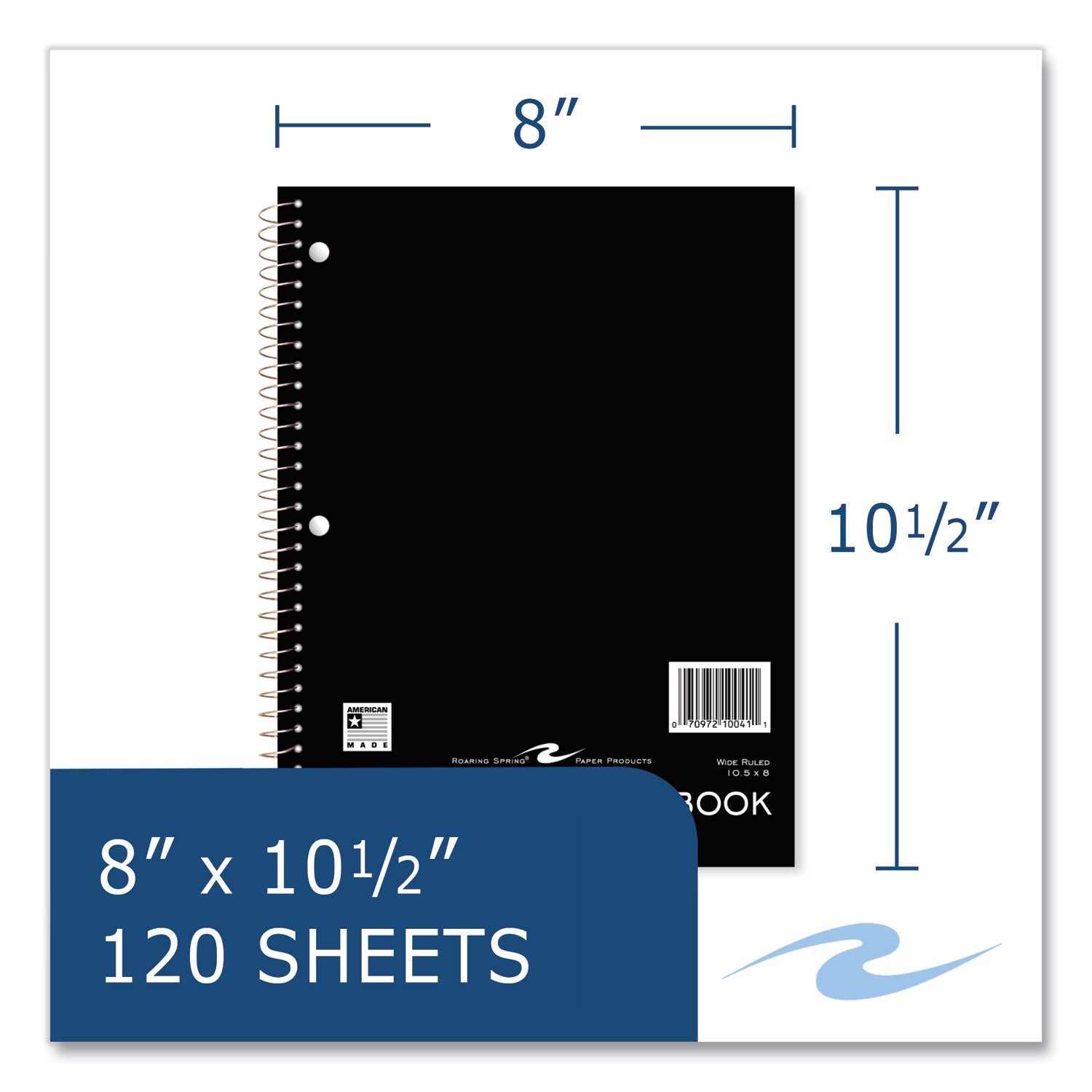 Roaring Spring Wirebound Notebook