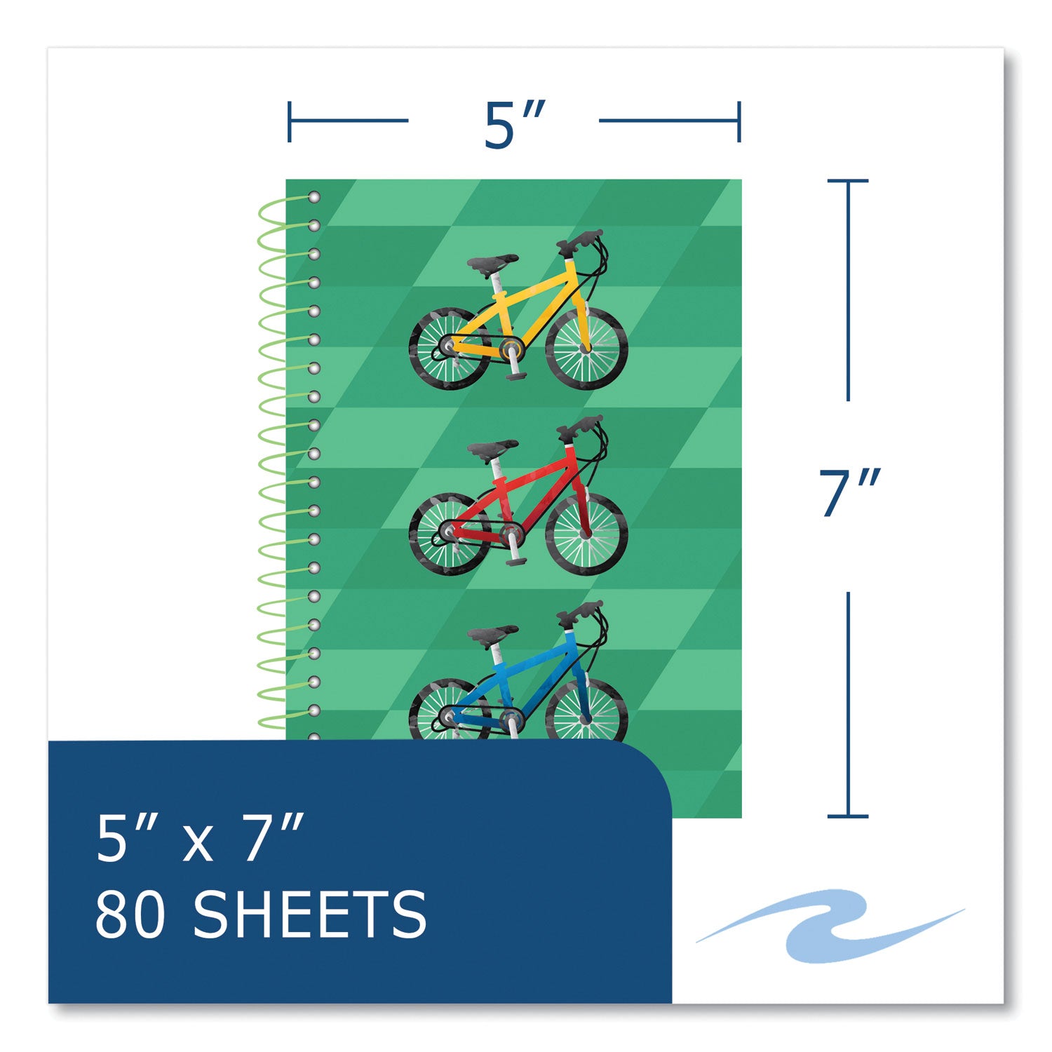 Roaring Spring Lifenotes College Ruled Recycled Memo Spiral Notebook