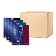 200 Sheets - 400 Pages - Printed - Spiral Bound - Both Side Ruling Surface - Red Margin - 3 Hole(s) - 15 lb Basis Weight - 56 g/m² Grammage - 11" x 9" Sheet Size - 0.75" Height x 9" Width x 11" Length - White Paper - Black Binding - 12 / Carton