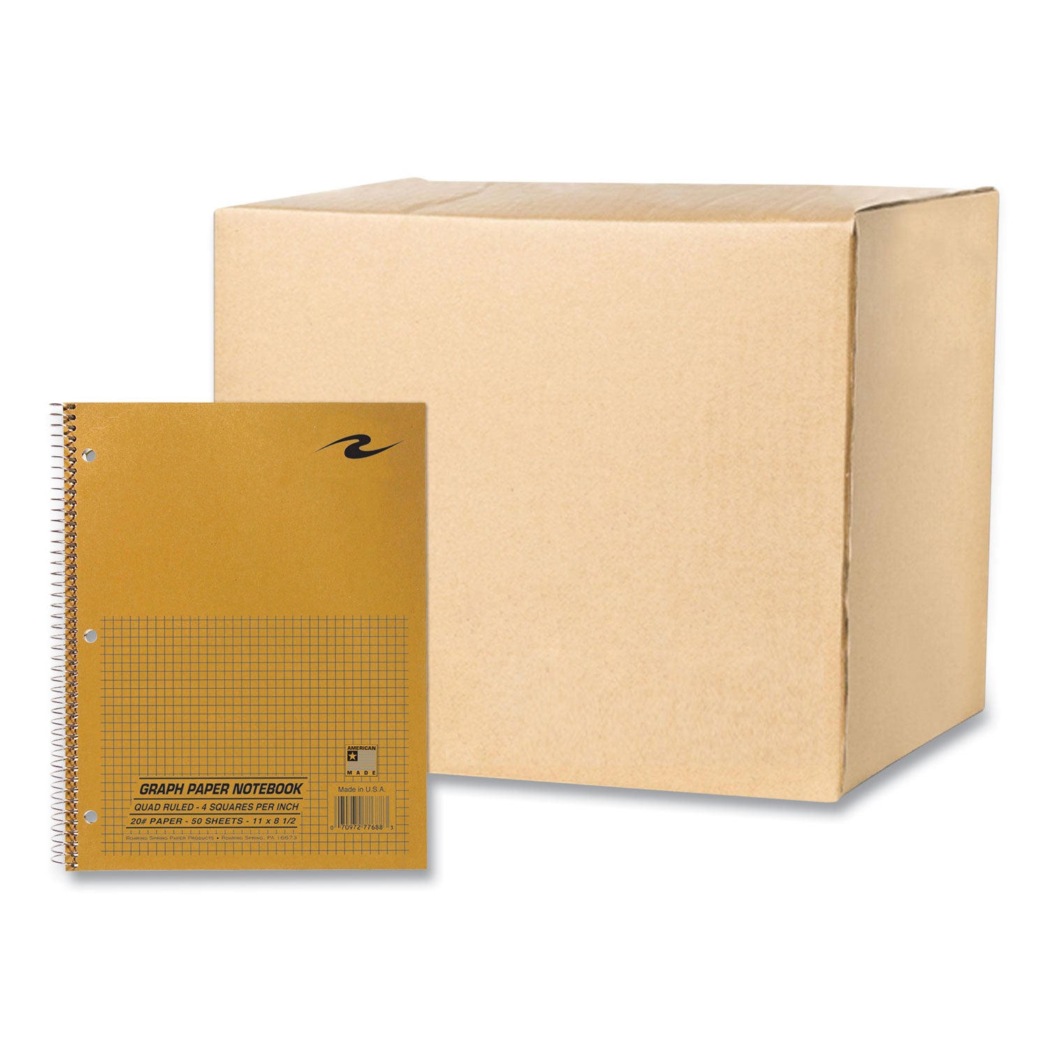 50 Sheets - 100 Pages - Printed - Spiral Bound - Both Side Ruling Surface - 3 Hole(s) - 20 lb Basis Weight - 75 g/m² Grammage - 11" x 8 1/2" Sheet Size - 0.30" Height x 8.5" Width x 11" Length - White Paper - 1 Carton