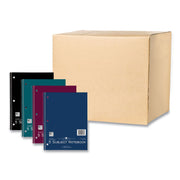 180 Sheets - 360 Pages - Printed - Spiral Bound - Both Side Ruling Surface - Red Margin - 3 Hole(s) - 15 lb Basis Weight - 56 g/m² Grammage - 10 1/2" x 8" Sheet Size - 0.75" Height x 8" Width x 10.5" Length - White Paper - Board Cover - 1 Carton