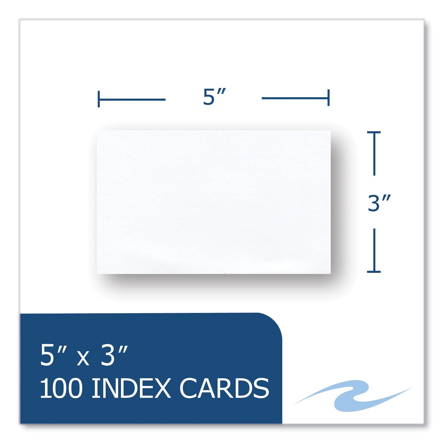100 Sheets - 200 Pages - Plain - 43 lb Basis Weight - 160 g/m² Grammage - 5" x 3" Sheet Size - 0.75" Height x 5" Width x 3" Length - White Paper - 100/Pack - 1 Carton