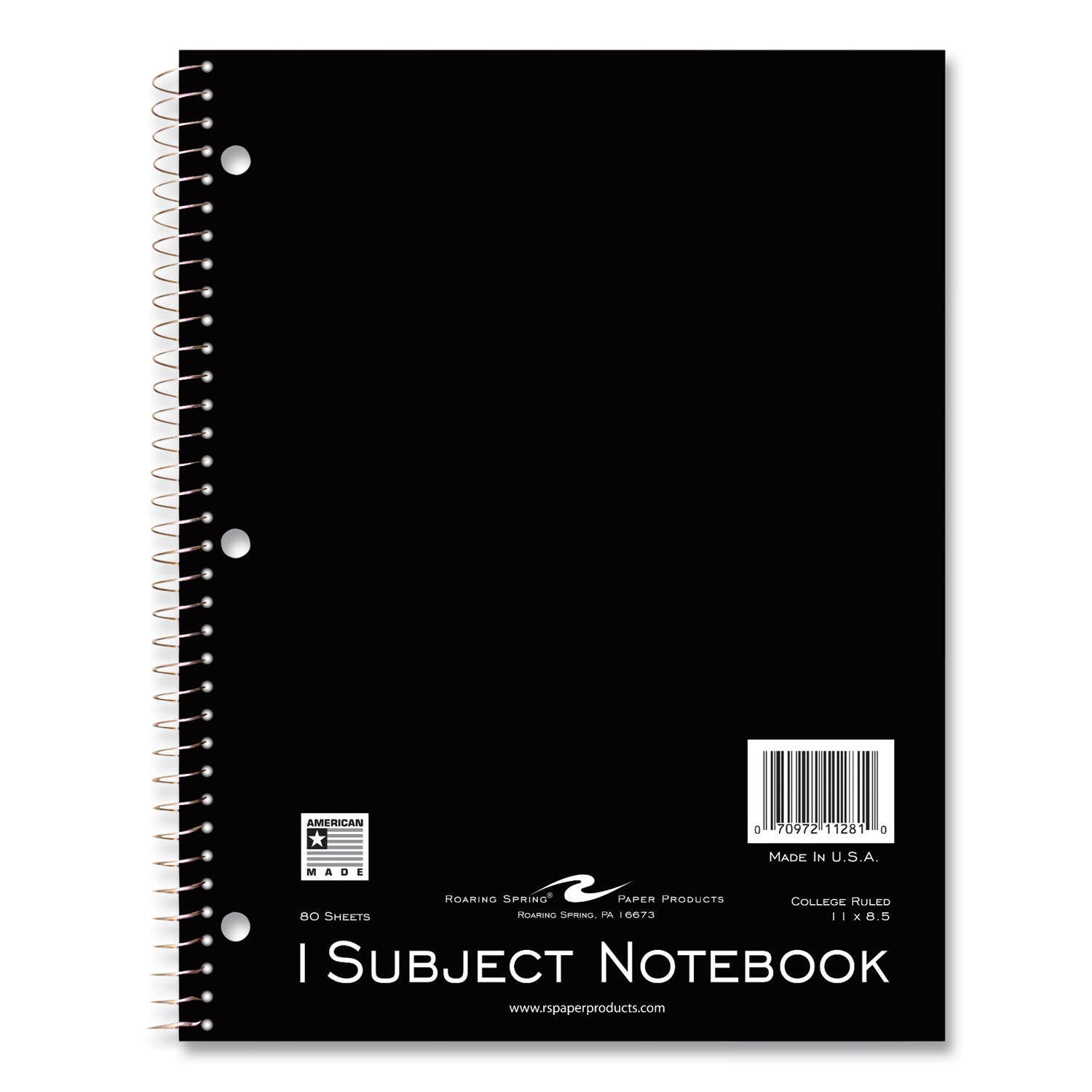 80 Sheets - 160 Pages - Printed - Spiral Bound - Both Side Ruling Surface - Red Margin - 3 Hole(s) - 15 lb Basis Weight - 56 g/m² Grammage - 11" x 8 1/2" Sheet Size - 0.30" Height x 8.5" Width x 11" Length - White Paper - Kraft Cover - 24 / Carton