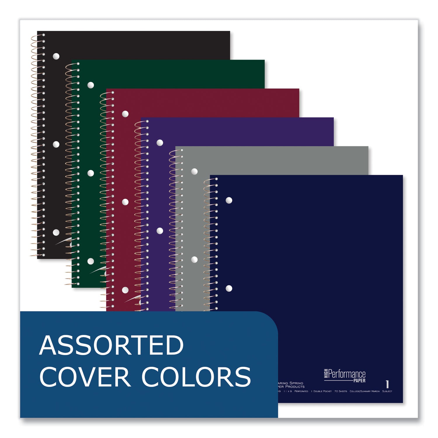 Roaring Spring WB Notebook 11" x 9" Law Ruled