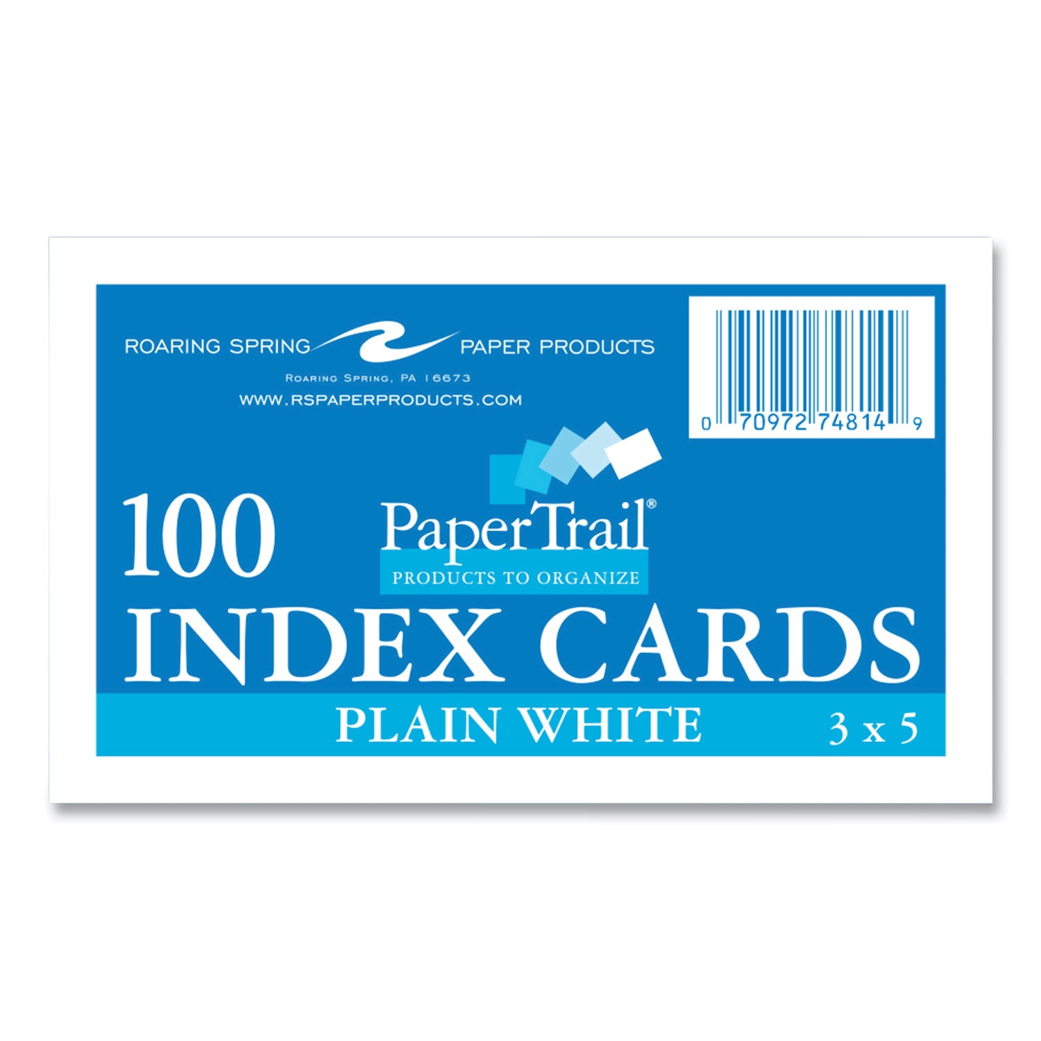 100 Sheets - 200 Pages - Plain - 43 lb Basis Weight - 160 g/m² Grammage - 5" x 3" Sheet Size - 0.75" Height x 5" Width x 3" Length - White Paper - 100/Pack - 1 Carton