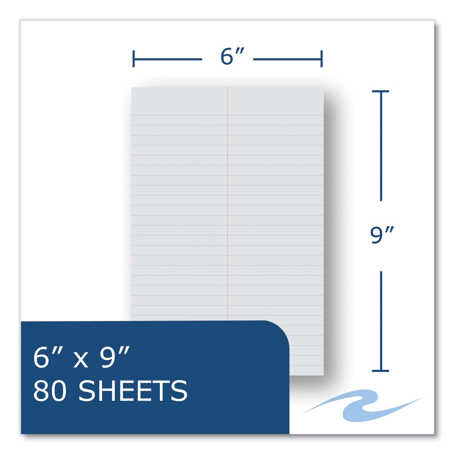 Roaring Spring Enviroshades Recycled Spiral Steno Memo Book, 80 Sheets, 160 Pages, 9" x 6", Gregg Ruled, Blue/Pink/Orchid/Green Paper, Spiral Bound, Heavy-Duty Chipboard Cover, 1 Carton