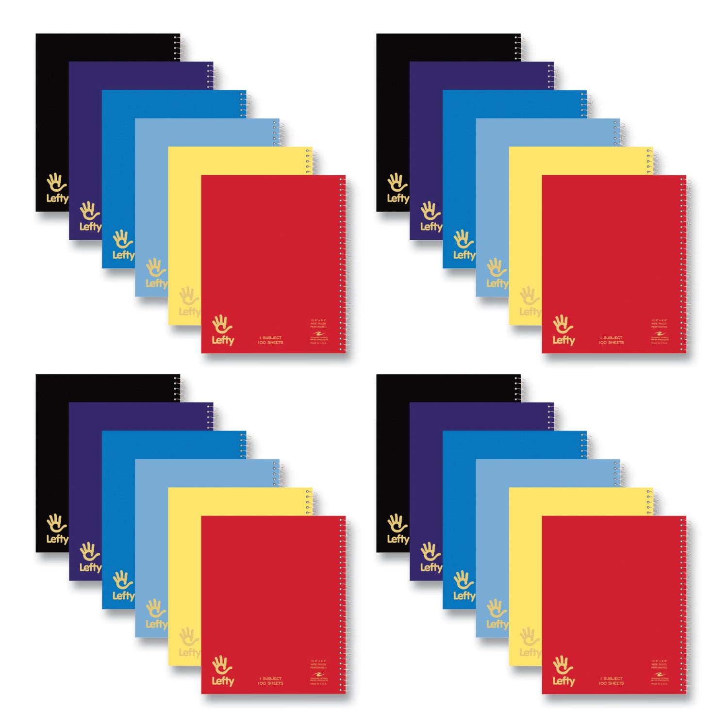 100 Sheets - 200 Pages - Printed - Spiral Bound - Both Side Ruling Surface - Red Margin - 3 Hole(s) - 15 lb Basis Weight - 56 g/m² Grammage - 10 1/2" x 8 1/2" Sheet Size - 0.50" Height x 8.5" Width x 10.5" Length - White Paper - 1 Carton