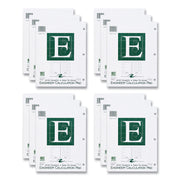 Engineer Pad, (1.25" Margin), Quad Rule (5 sq/in, 1 sq/in), 200 Light Green 8.5 x 11 Sheets/Pad, 12/Carton