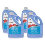 Windex Glass Cleaner with Ammonia-D, 128 fl oz (4 quart), Non-streaking, Phosphate-free, Blue, 1 Each