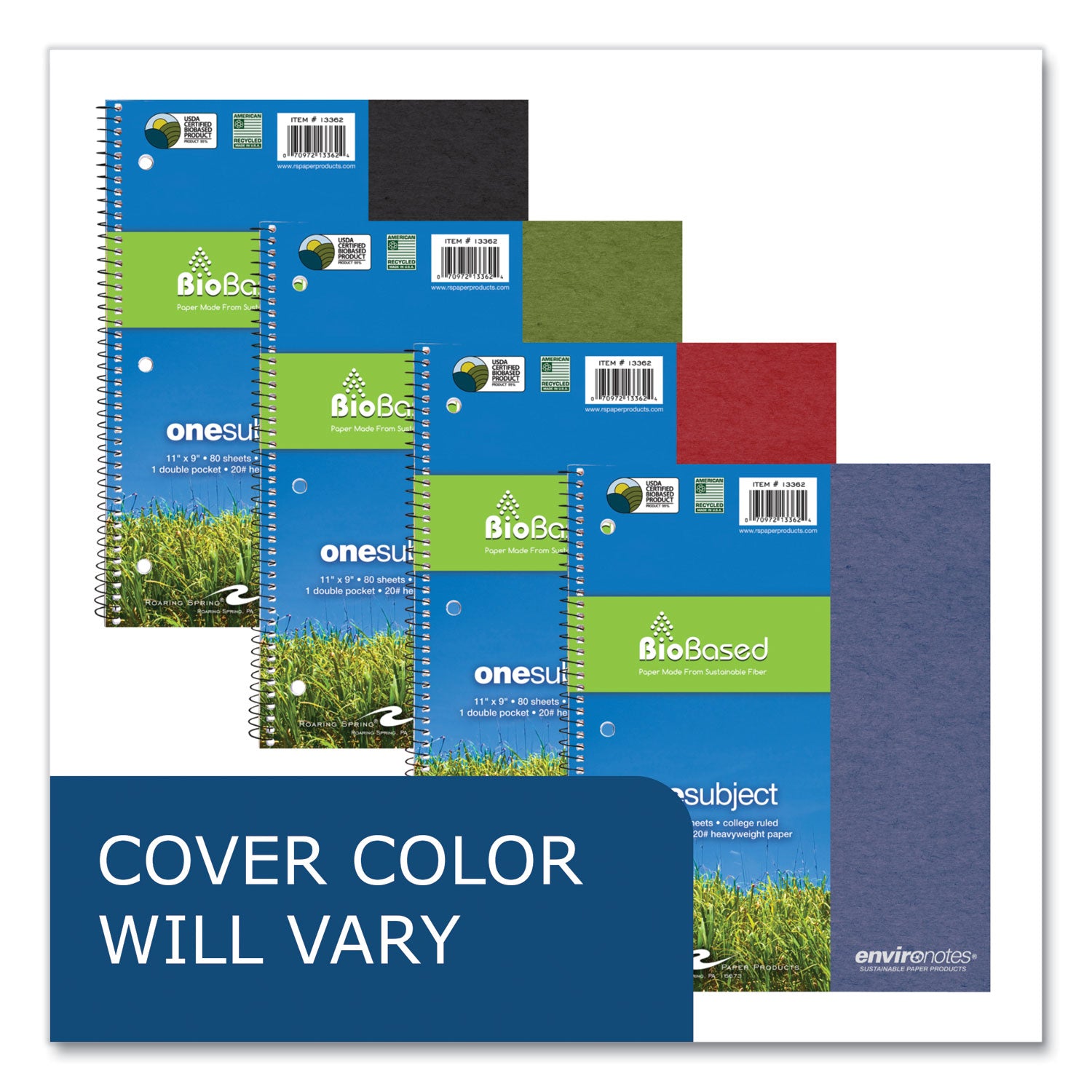 Roaring Spring EnviroNotes 1-Subject Notebook