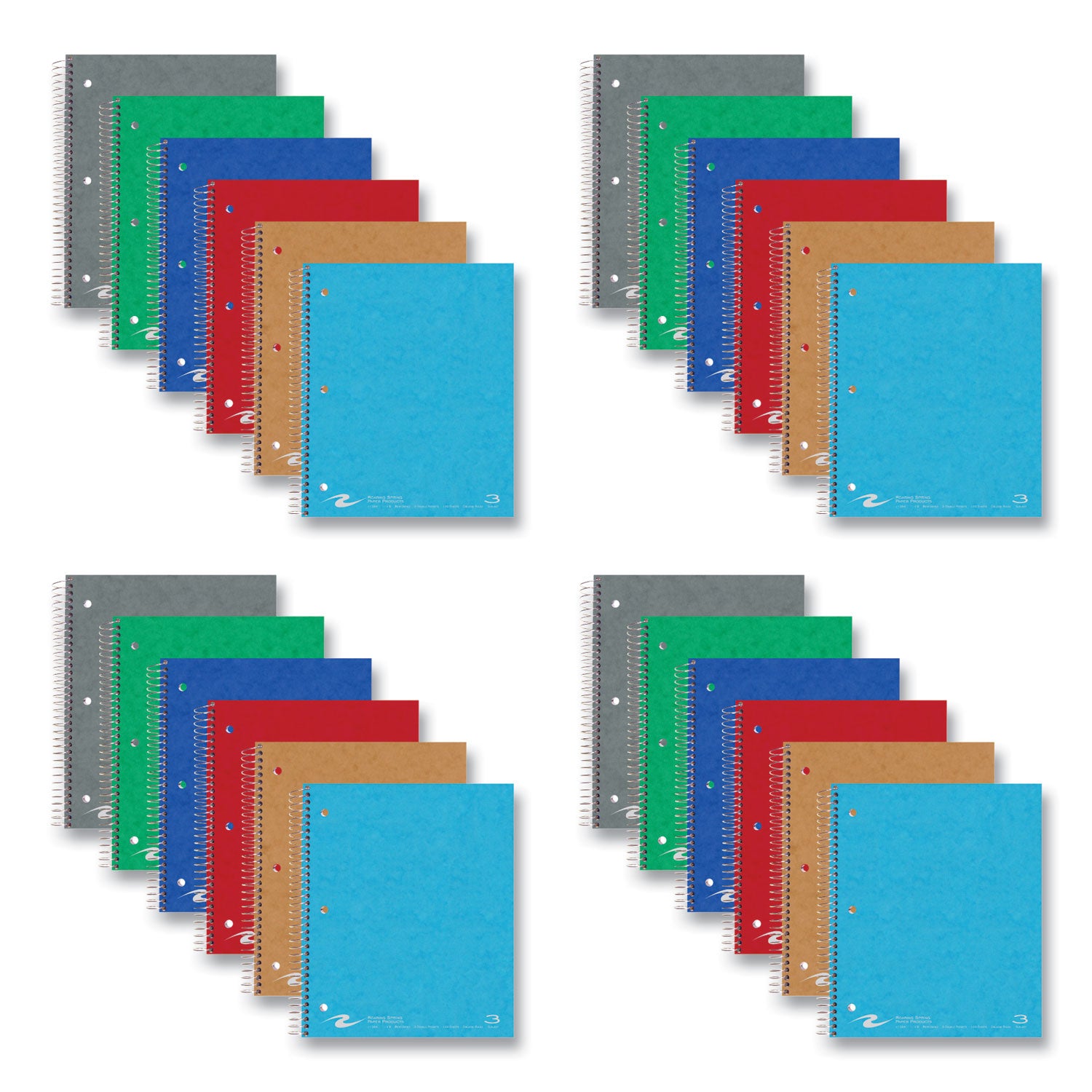 120 Sheets - 240 Pages - Printed - Spiral Bound - Both Side Ruling Surface - Red Margin - 3 Hole(s) - 15 lb Basis Weight - 56 g/m² Grammage - 11" x 9" Sheet Size - 0.50" Height x 9" Width x 11" Length - White Paper - 24 / Carton