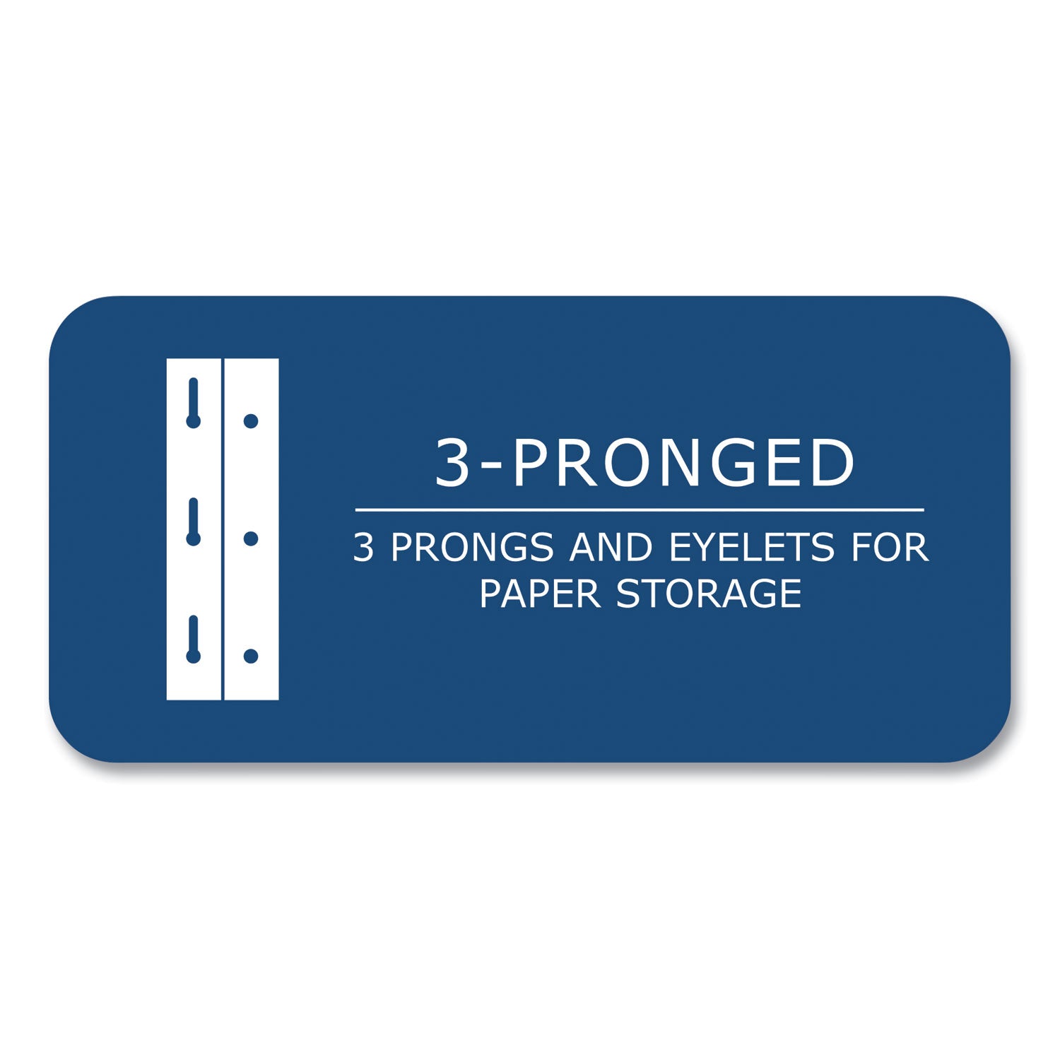 Roaring Spring Letter Fastener Folder - 8 1/2" x 11" - 50 Sheets Capacity - 3 x Prong Fastener(s) - 2 Internal Pocket(s) - 11 pt. - White - 1 Carton