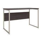 Bush Business Furniture Hybrid 48W x 24D Computer Table Desk with Metal Legs in Storm Gray - 47.6" Width x 23.35" Depth x 29.91" Height