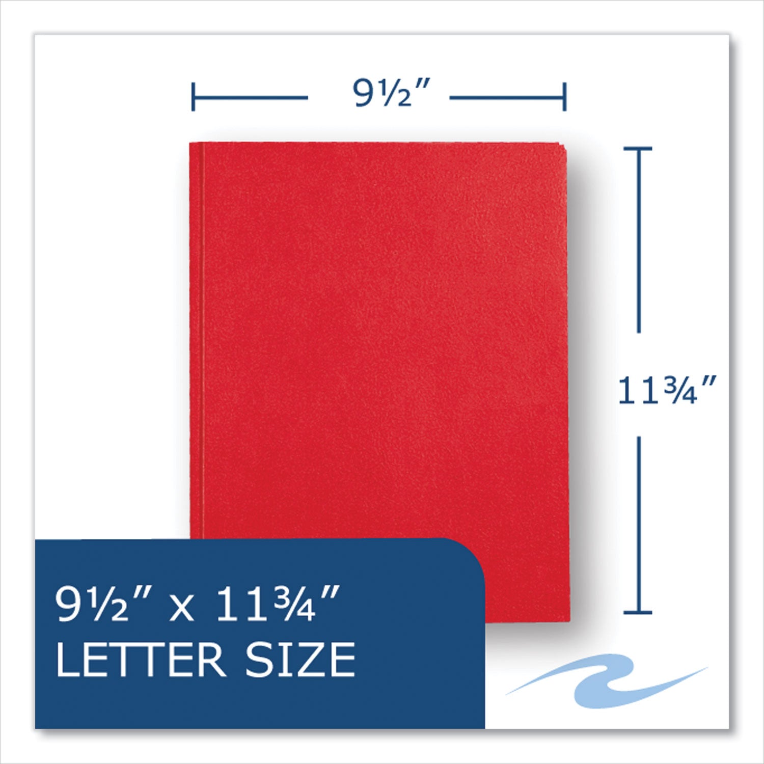 Roaring Spring Letter Fastener Folder - 8 1/2" x 11" - 50 Sheets Capacity - 3 x Prong Fastener(s) - 2 Internal Pocket(s) - 11 pt. - Red - 1 Carton