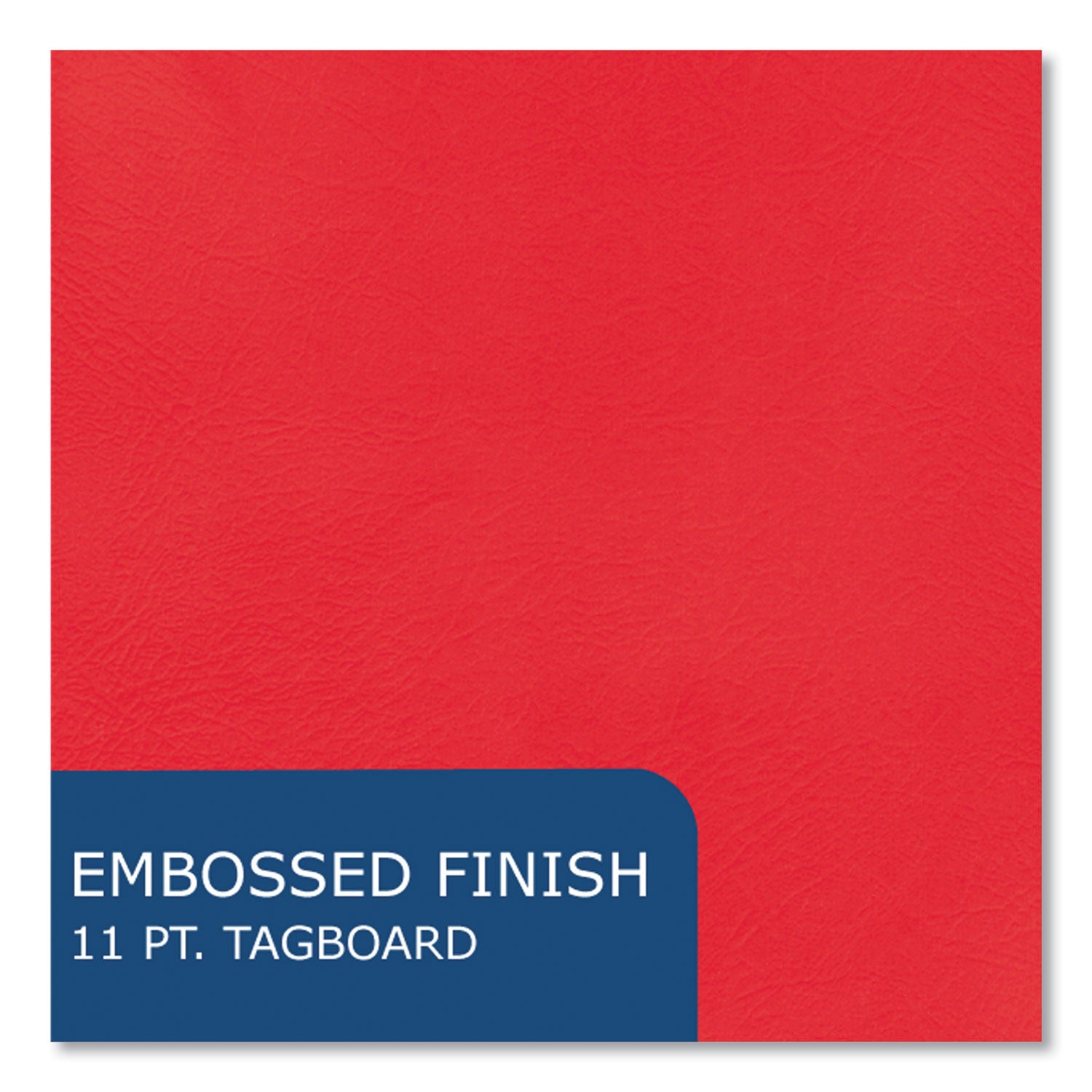 Roaring Spring Letter Fastener Folder - 8 1/2" x 11" - 50 Sheets Capacity - 3 x Prong Fastener(s) - 2 Internal Pocket(s) - 11 pt. - Red - 1 Carton