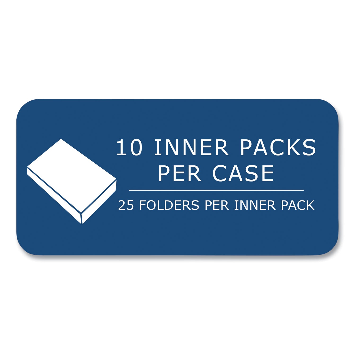 Roaring Spring Letter Pocket Folder - 8 1/2" x 11" - 50 Sheets Capacity - 2 Internal Pocket(s) - 11 pt. - Dark Blue - 25/Box - 1 Carton