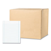 250 Sheets - 500 Pages - Printed - Both Side Ruling Surface - Blue Margin - 20 lb Basis Weight - 75 g/m² Grammage - 10" x 8" Sheet Size - 2" Height x 8" Width x 10" Length - White Paper - Poly Wrapped - 250/Pack - 1 Carton