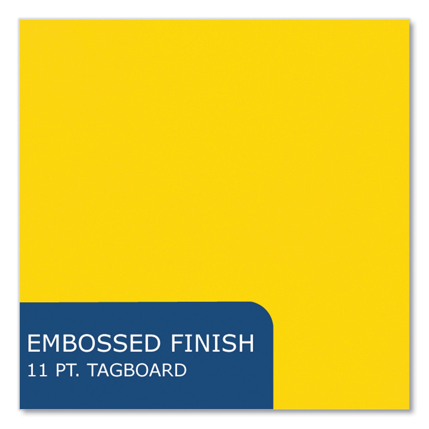 Roaring Spring Letter Fastener Folder - 8 1/2" x 11" - 50 Sheets Capacity - 3 x Prong Fastener(s) - 2 Internal Pocket(s) - 11 pt. - Yellow - 1 Carton