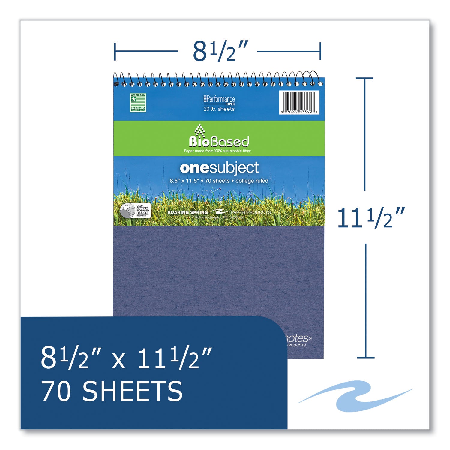 Roaring Spring EnviroNotes Flipper Notebook