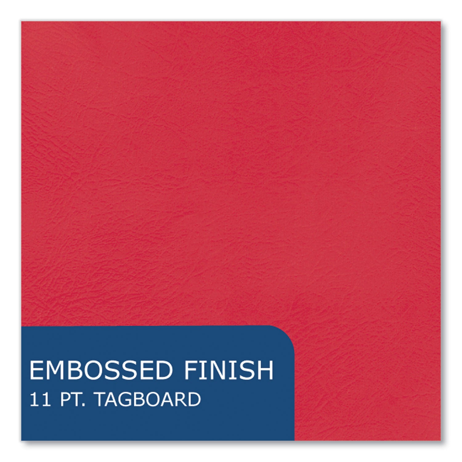 Roaring Spring Letter Pocket Folder - 8 1/2" x 11" - 50 Sheets Capacity - 2 Internal Pocket(s) - 11 pt. - Red - 25/Box - 1 Carton