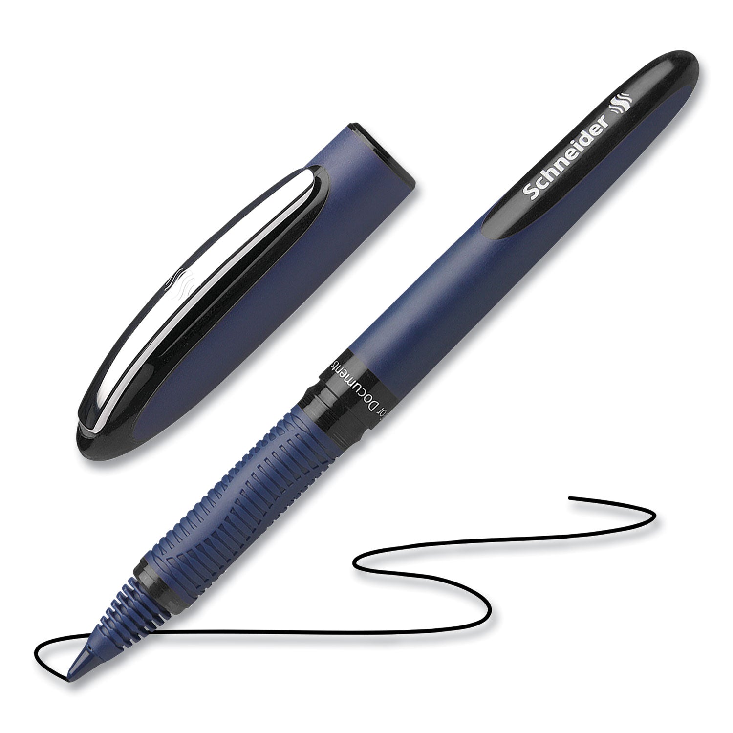 Schneider One Business Rollerball - 0.6 mm Pen Point - Black, Red, Blue, Green Ink - Writing, Document - 1 Each