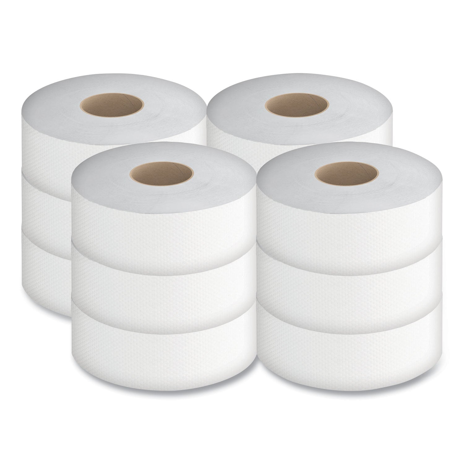 Cascades PRO Select Jumbo Toilet Paper - 2 Ply - 3.30" Width x 1000 ft Length - White - Fiber - 12 / Carton