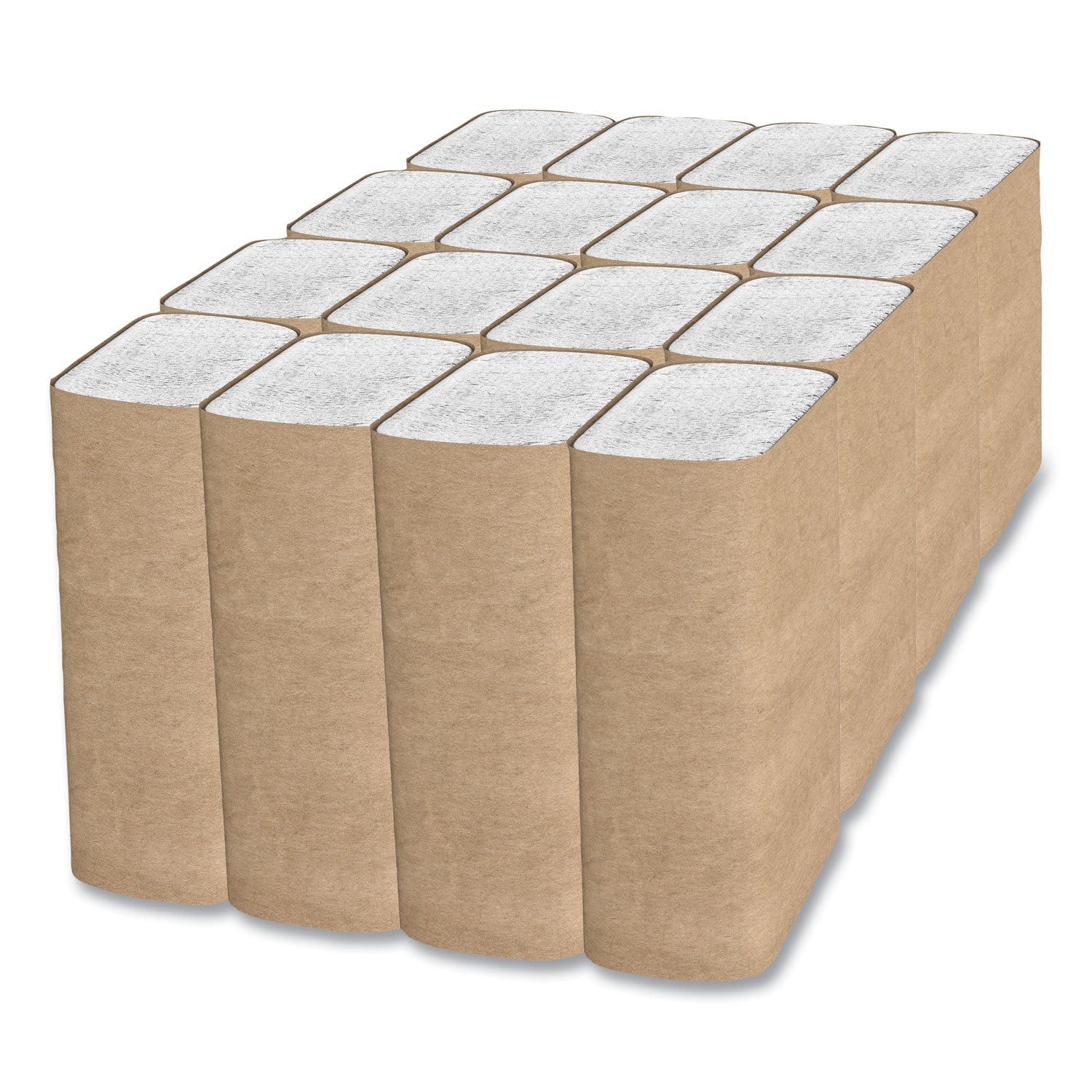 1 Ply - Multifold - 9.10" Width x 9.40" Length - White - Fiber - 16 / Case