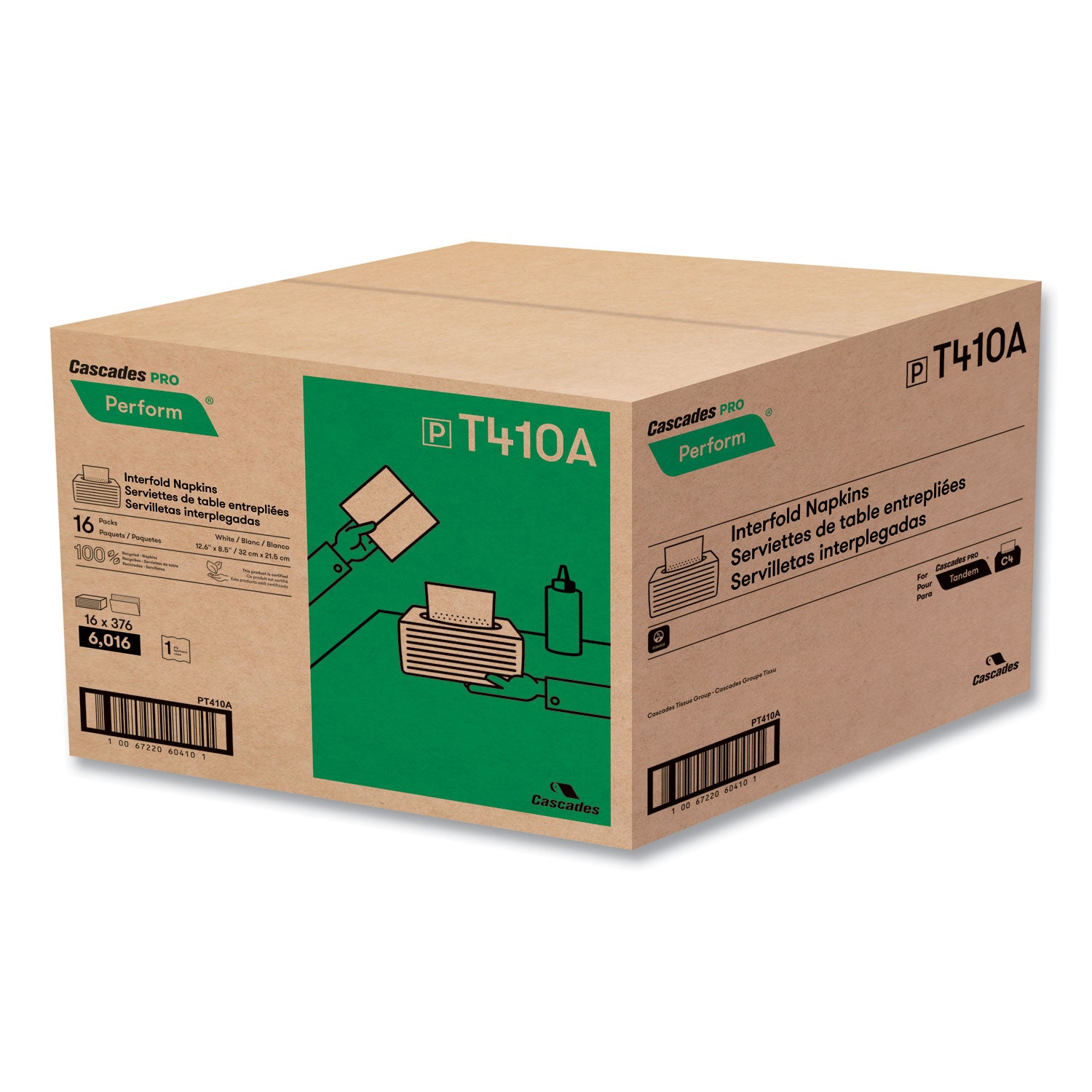 1 Ply6.50" Length - White - 376 / Pack