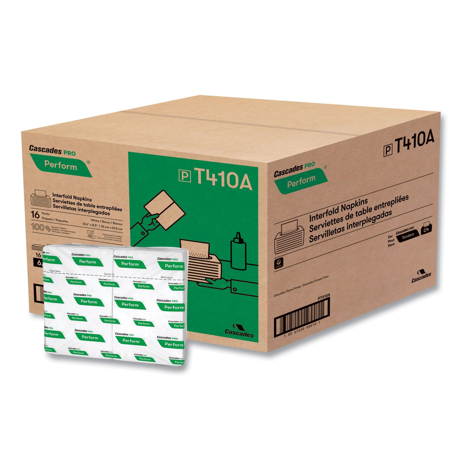 1 Ply6.50" Length - White - 376 / Pack