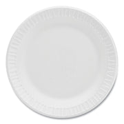 Concorde Foam Plate, 6" dia, White, 1,000/Carton