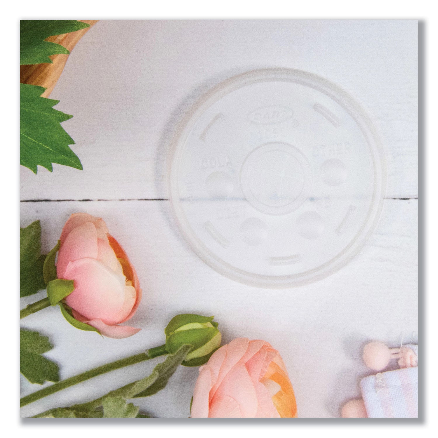 3.5" Diameter - High Impact Polystyrene (HIPS) - Translucent - 100 / Pack