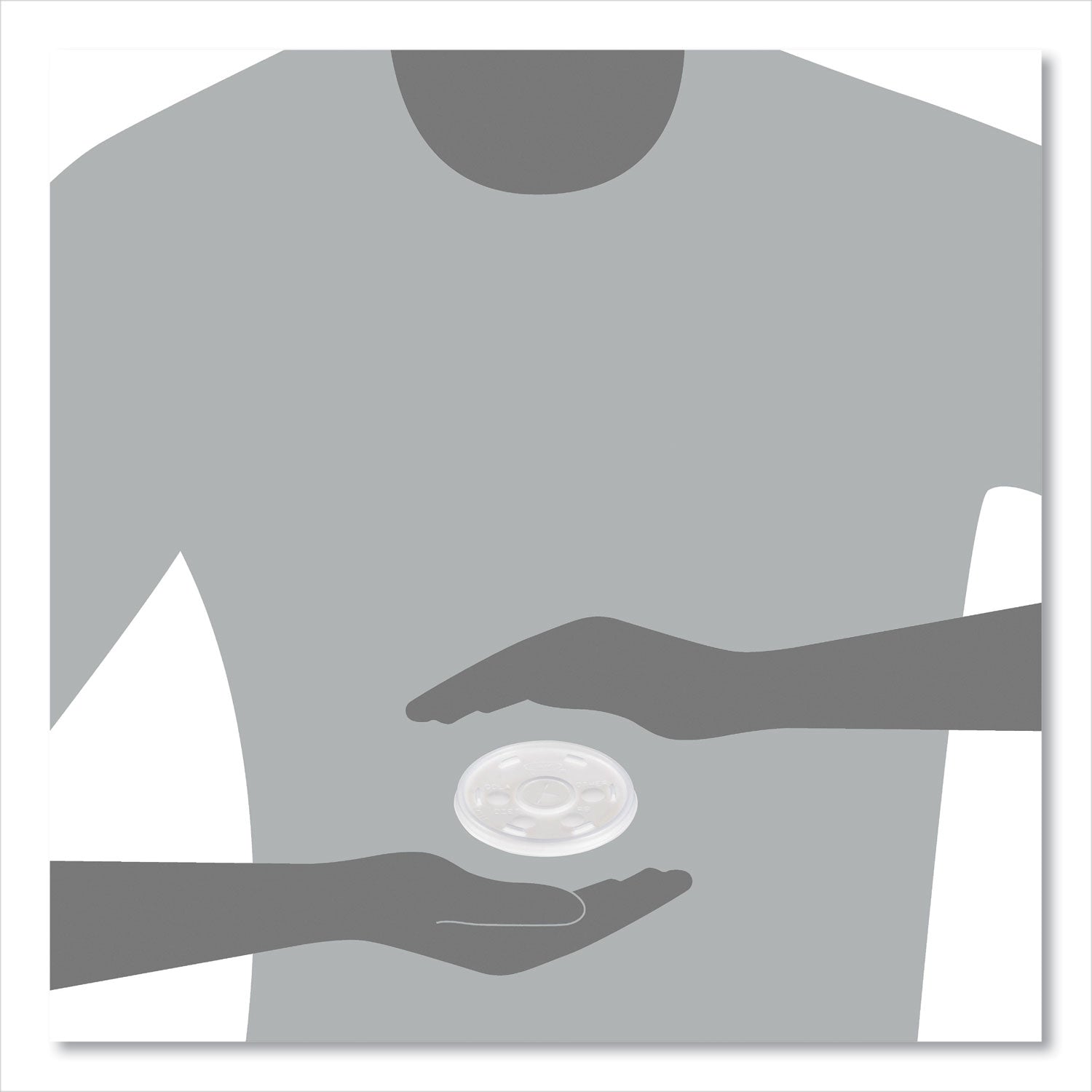 3.5" Diameter - High Impact Polystyrene (HIPS) - Translucent - 100 / Pack