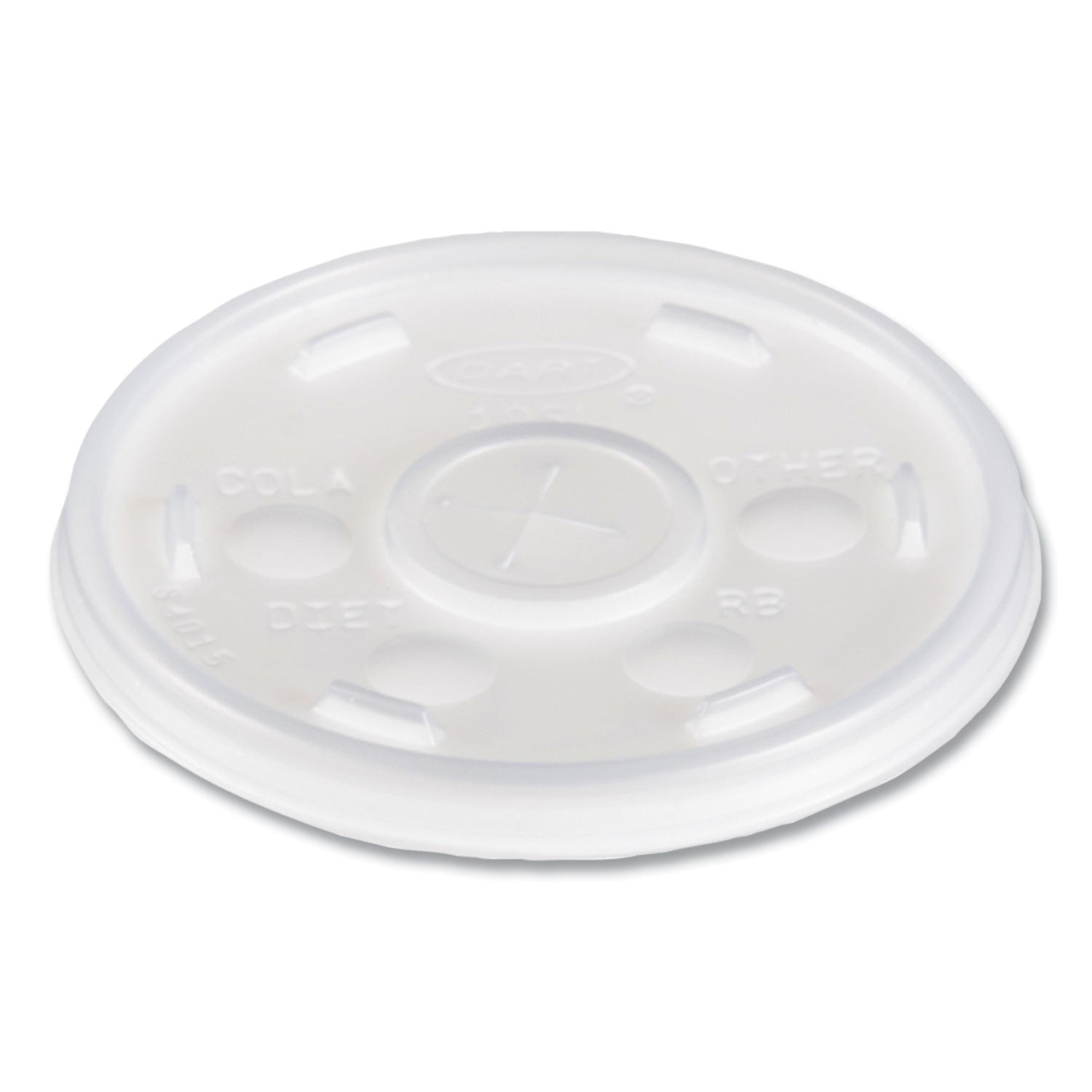 3.5" Diameter - High Impact Polystyrene (HIPS) - Translucent - 100 / Pack