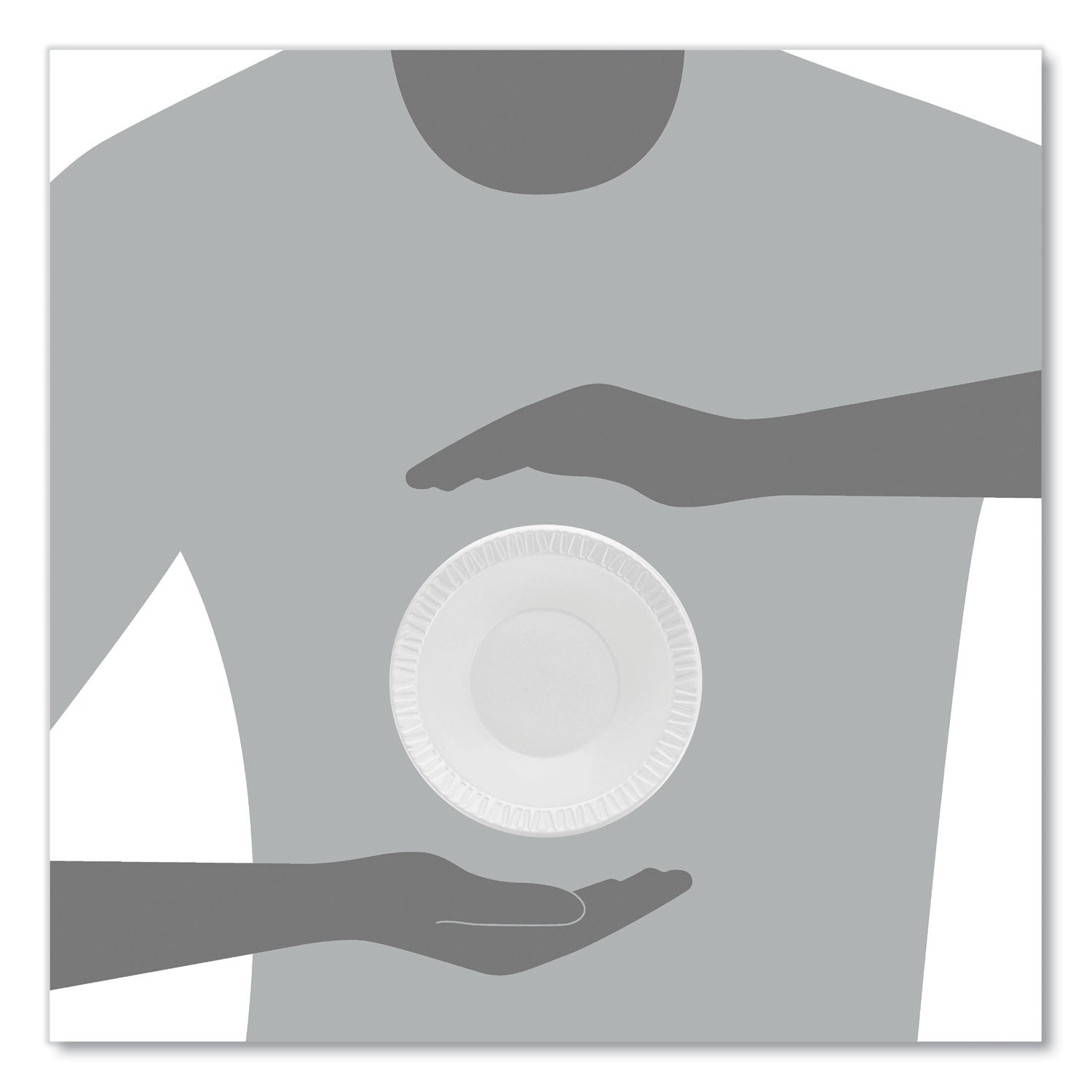White - Foam Body - 125/Bag - 8 / Carton