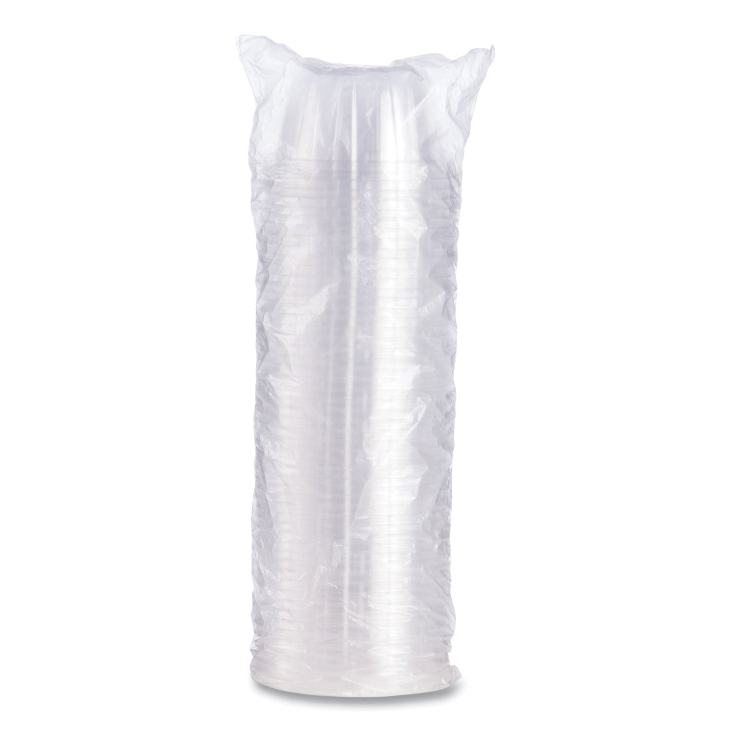 D-T Sundae/Cold Cup Lids, Fits 6 oz/8 oz/12 oz Cold Cups, Plastic, Clear, 50/Pack, 20 Packs/Carton