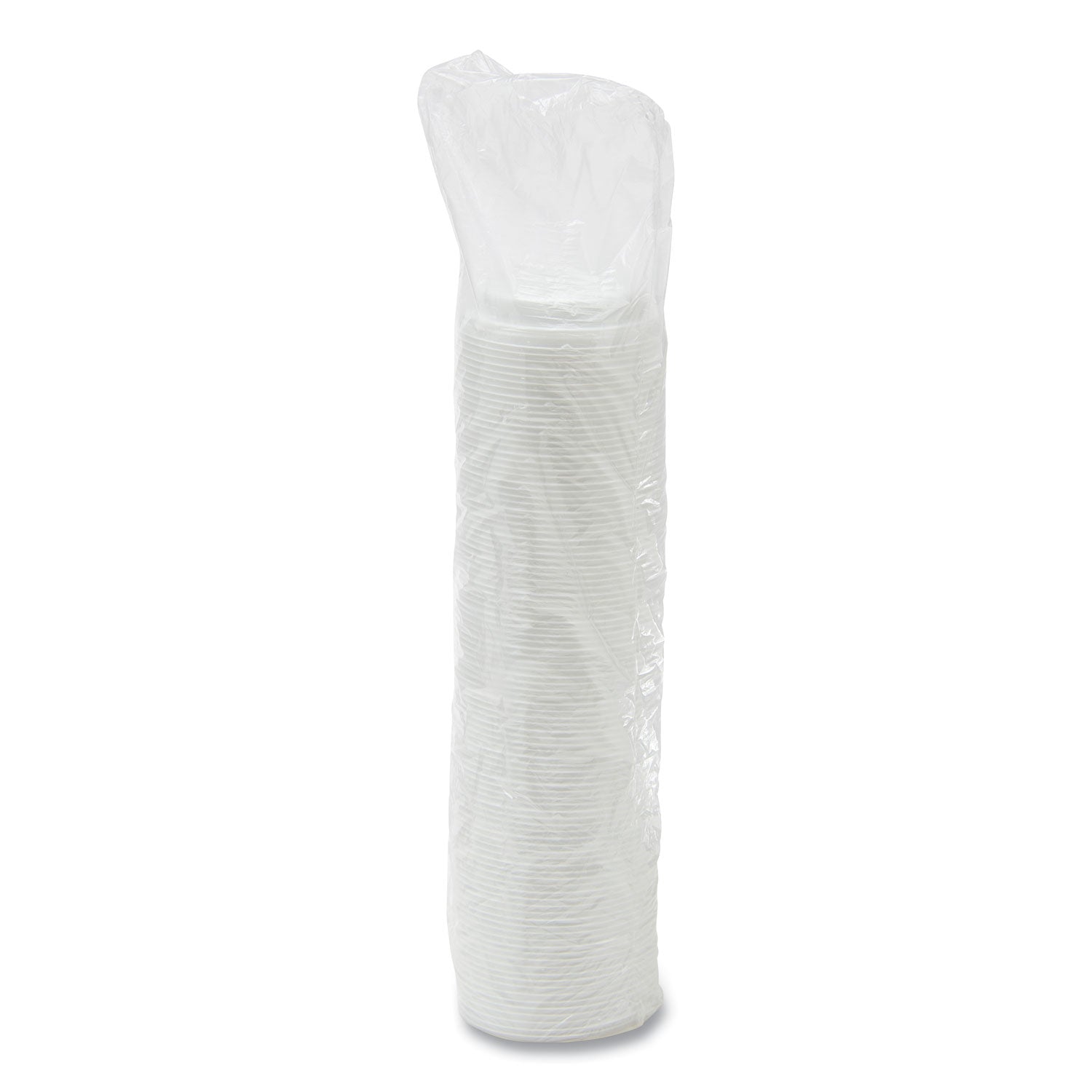 Dome - Plastic - White - 100/Bag - 1000 / Carton