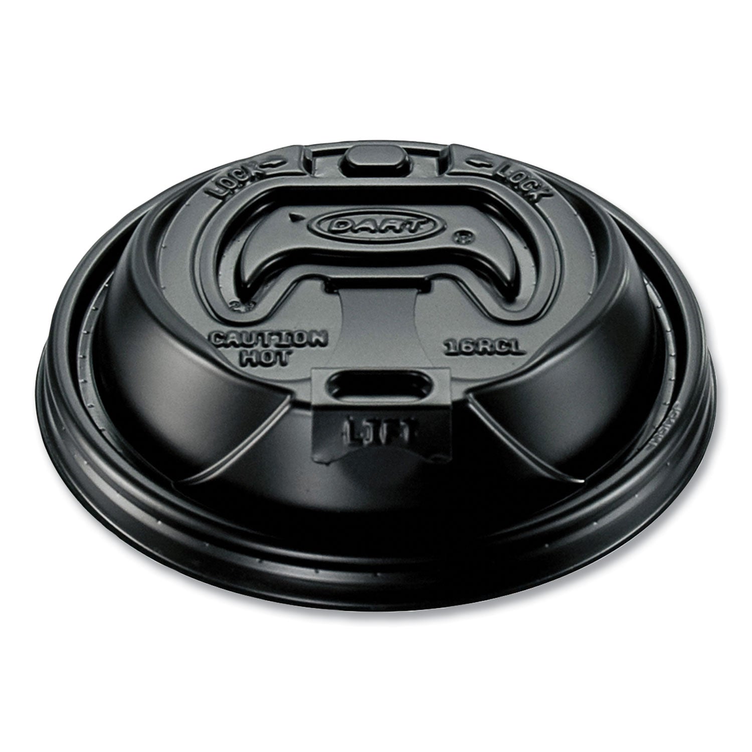 Round - Plastic - Black - 100/Bag - 1000 / Carton