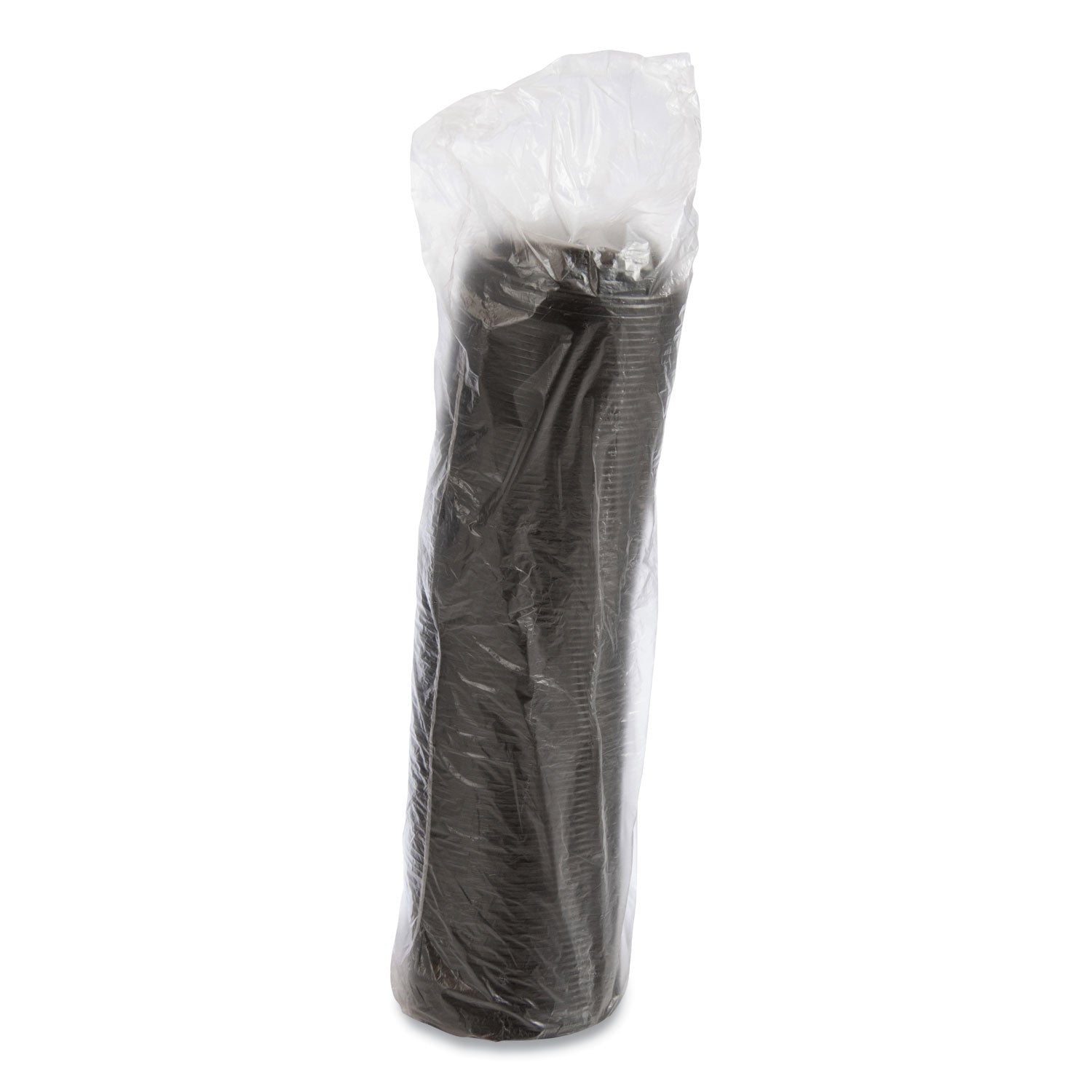 Round - Plastic - Black - 100/Bag - 1000 / Carton