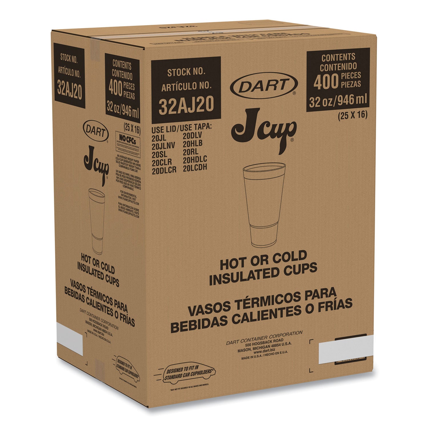 1 quart - Teal - Foam - Coffee, Soft Drink, Juice, Tea, Water, Hot Drink, Cold Drink - 16/Pack - 25 / Carton