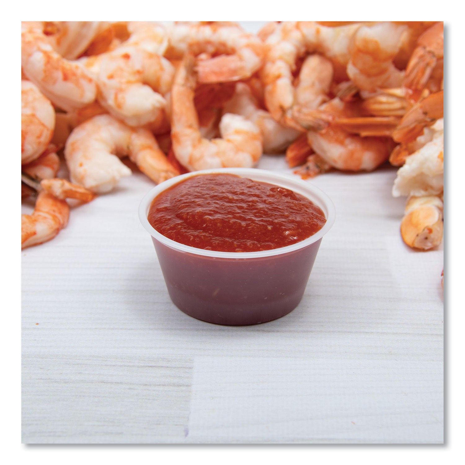 Food, Sauce, Salad - Microwave Safe - Clear - Plastic, Polypropylene Body - 125/Pack - 20 / Carton
